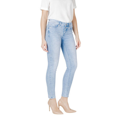 Light Blue Cotton Slim Fit Jean