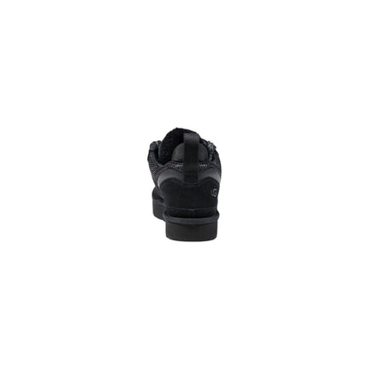 Black Polyester Sneaker