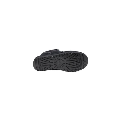 Black Polyester Sneaker