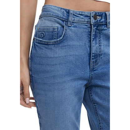 Light Blue Cotton Skinny Jean