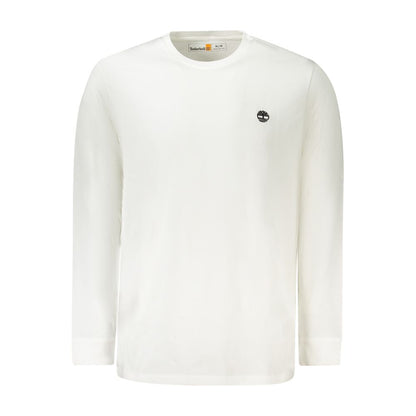 White Cotton Men T-Shirt