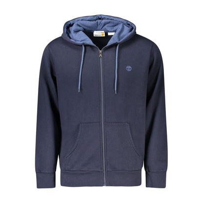 Blue Cotton Men Sweater