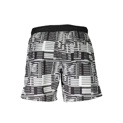 Black Polyester Swimwear