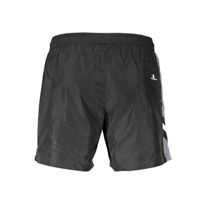 Black Polyester Swimwear