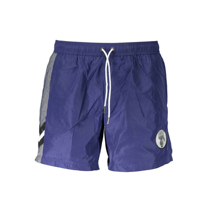 Blue Polyester Swimwear