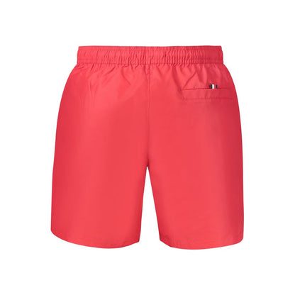Red Polyester Swimwear