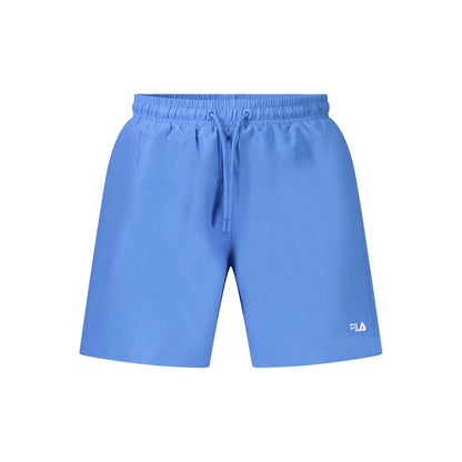 Blue Polyester Swimwear
