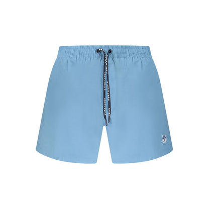 Blue Cotton Swimwear