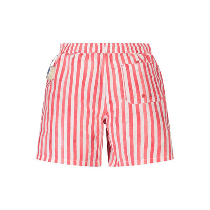 Red Polyester Swimwear