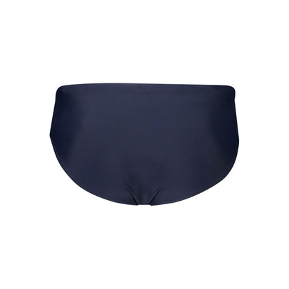 Blue Elastane Swimwear