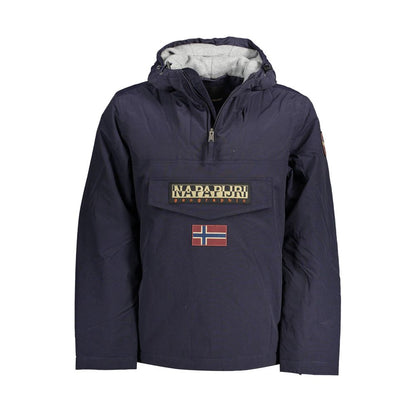 Blue Polyamide Jackets & Coat