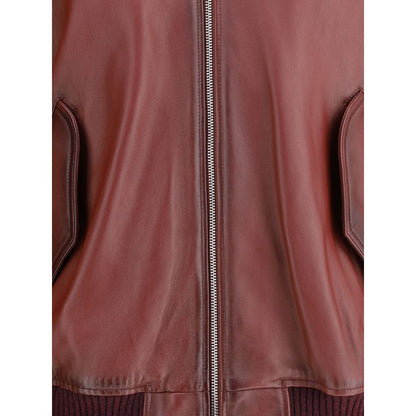 Leather bomber Jacket