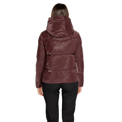 Purple Polyester Jackets & Coat