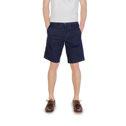 Blue Cotton Bermuda