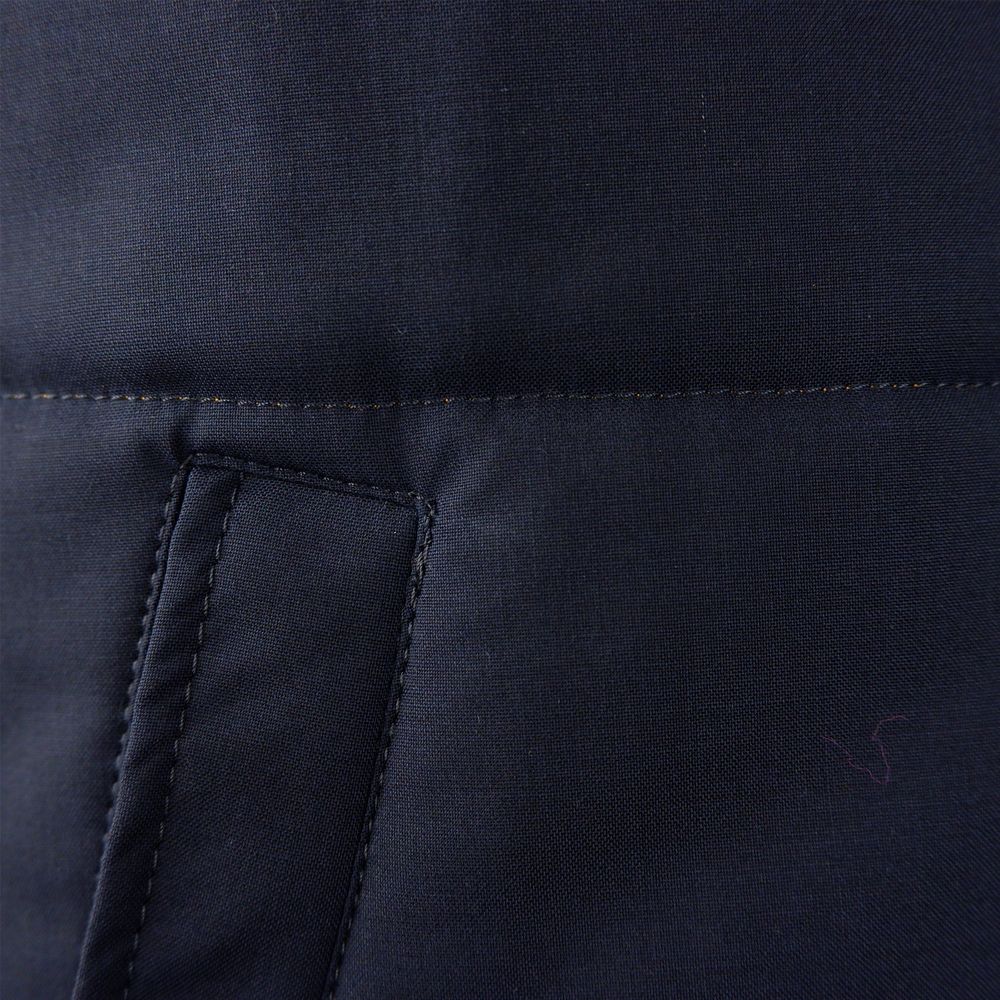 Blue Wool Men Vest