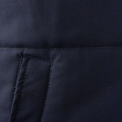 Blue Wool Men Vest