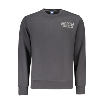 Black Cotton Sweatshirt