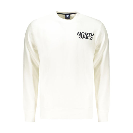 White Cotton Sweatshirt