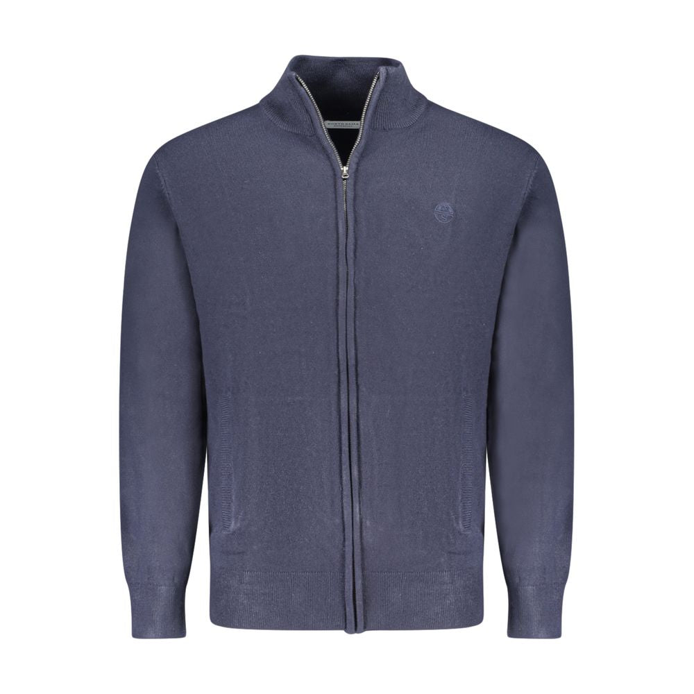 Blue Nylon Sweater