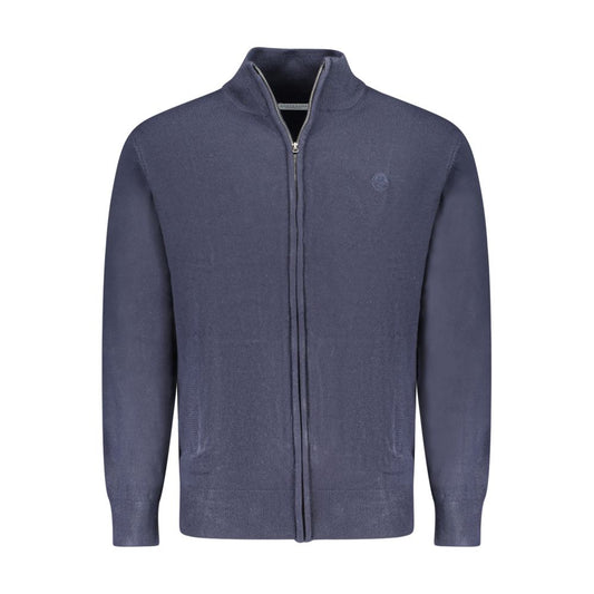 Blue Nylon Sweater