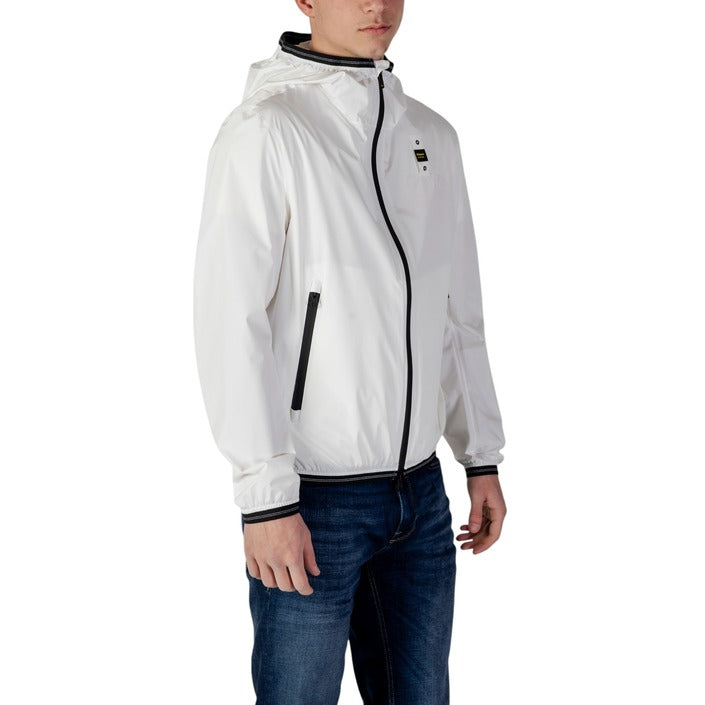 Blauer Vindjacka Man