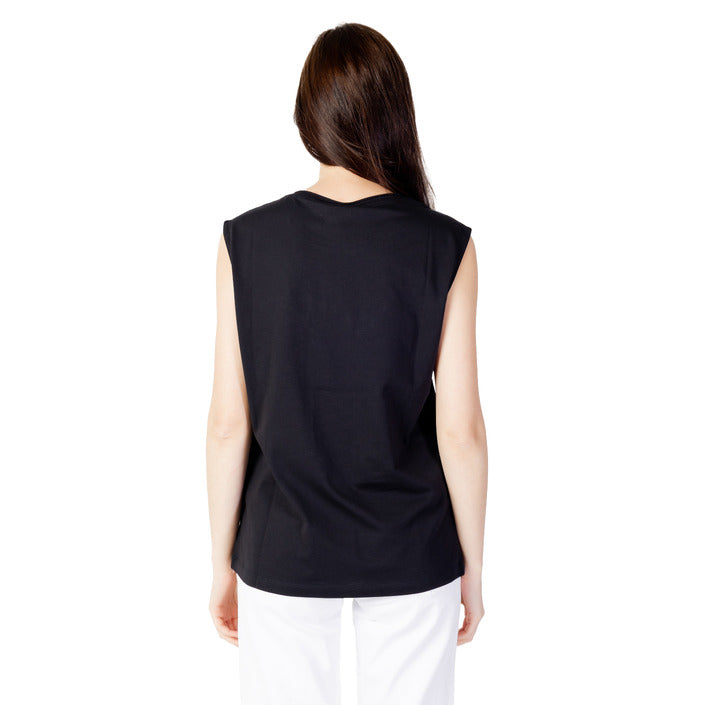 Blauer Tank-Top Kvinna
