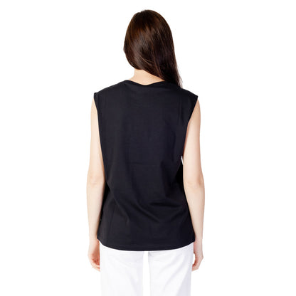Blauer Tank-Top Kvinna