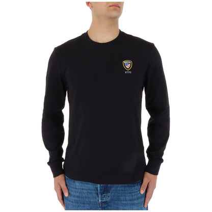Blauer T-shirt Man
