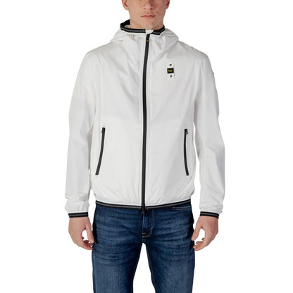 Blauer Vindjacka Man
