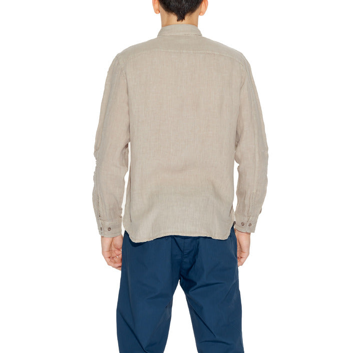 Blauer Skjorta Man