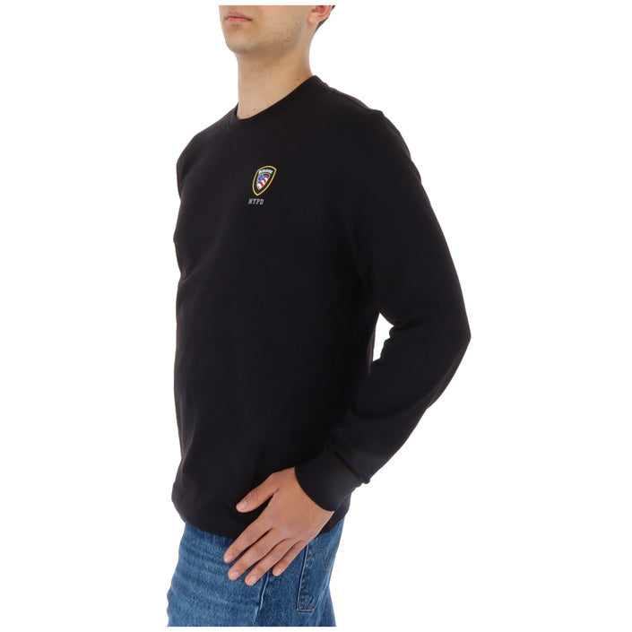 Blauer T-shirt Man