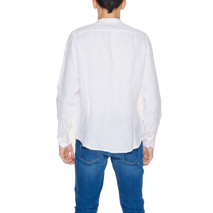 Blauer Skjorta Man