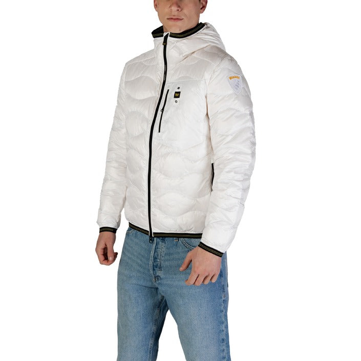 Blauer Vindjacka Man