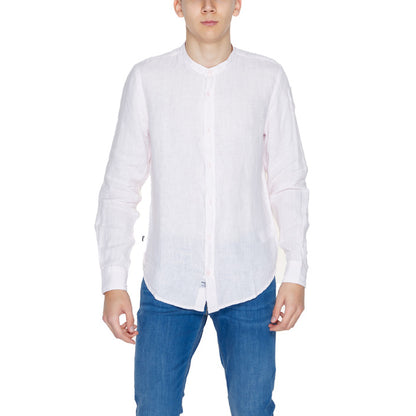 Blauer Skjorta Man