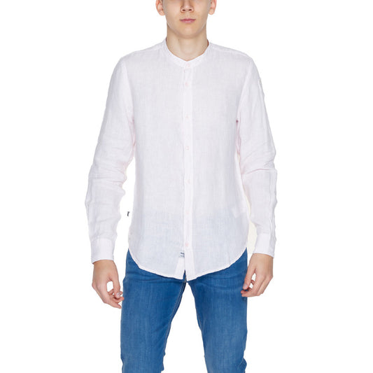 Blauer Skjorta Man